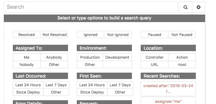Animation of last occurred query
